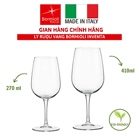 Mua Ly rượu vang đỏ  trắng thủy tinh cao cấp Ý Bormioli Inventa - Sản xuất tại Ý - Hàng chính hãng