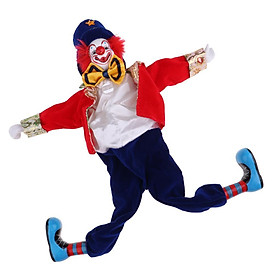 Handmade Clothing Clown Doll Halloween Decor Ornaments Gifts 41cm #2