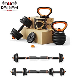 Bộ Tạ Tay Đa Năng Điều Chỉnh 20Kg Composite 6 Trong 1 FED-130220 Cao Cấp Đại Nam Sport