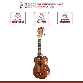 Đàn Ukulele Soprano Chard U-21A, Gỗ Gụ - Hàng Chính Hãng