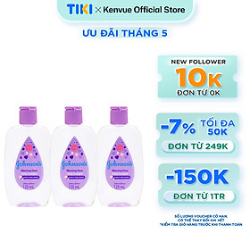 Combo 3  Chai Nước Hoa Cho Bé Johnsons Baby Cologne Hương Ban Mai Morning Dew Baby Cologne 125ml