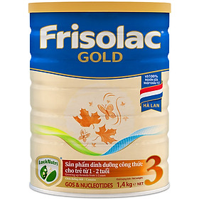 Sữa Bột Frisolac Gold 3 1400g (Dành Cho Trẻ Từ 1 - 2 Tuổi)