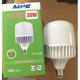 Đèn Led Bulb Trụ MPE 20W - 30W - 40W- 50W (LB-T/V)