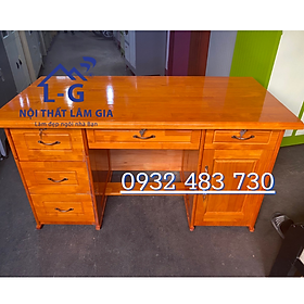 Mua Bàn làm việc  văn phòng gỗ tự thông tự nhiên rộng 1m4