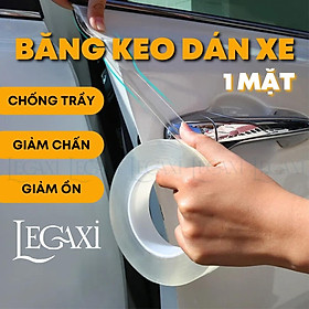 Miếng dán băng keo nano trong suốt dán cửa xe gương chiếu hậu bảo vệ chống trầy xe giảm chấn giảm ồn Legaxi