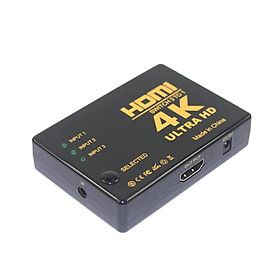 Switch HDMI 4k Hỗ Trợ Từ 3x1 Hỗ Trợ 3 Ngõ Vào Như DVD, Android Box, PC Ra 1 Cổng HDMI Tivi VINETTEAM	