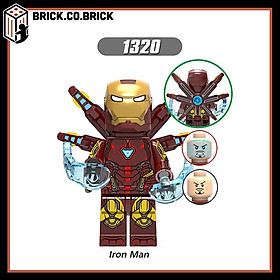 Nhân vât Xếp hình Lắp ráp minifig Siêu anh hùng trong Hawkeye Tony Stark End Game minifig X0265 - X-1320