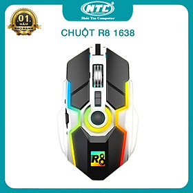 Mua Chuột 8D Gaming R8 1638 DPI 6000 đẹp lung linh - chơi game cực chất (Đen) - Nhất Tín Computer