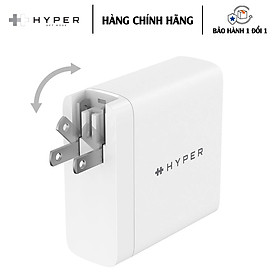 BỘ SẠC CÁP 140W HYPERJUICE GAN PD 3.1/PPS WITH 2M USB-C CABLE + ADAPTER HJG140US - Hàng Chính Hãng