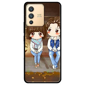 Ốp lưng dành cho Vivo V23 5G / S12 - Vivo Y15s / Y15A - Anime Cặp Đôi Ngồi