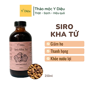 Siro Thảo mộc Giảm ho, Thanh hầu họng - Khỏe nướu lợi, Siro Kha tử Y Diệu