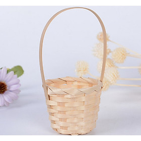 Giỏ tre có quai tí hon (siêu nhỏ)