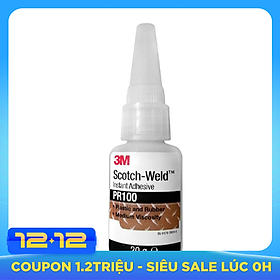Keo Siêu Dính 3M Pr100 - Scotch-Weld™ Plastic & Rubber Instant Adhesive PR100 (20g)