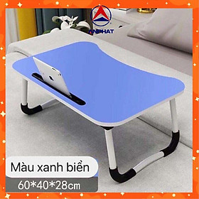 Mua Bàn học gấp gọn thông minh có khe cắm ipad  điện thoại