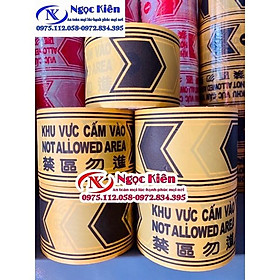 Mua 10 cuộn rào cảnh báo khu cực cấm vào màu vàng đen