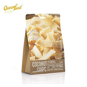 Dừa Sấy Giòn - Coconut Chips Only Nature 100gr Túi