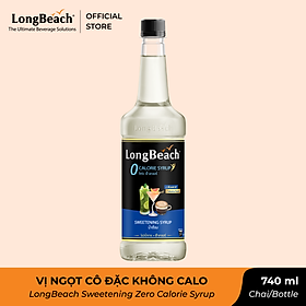 Siro Làm Ngọt Không Calo - LongBeach Sweetening Zero Calorie Concentrated Flavoured Syrup 740 ml