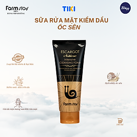 Sữa Rửa Mặt Kiềm Dầu Ốc Sên _ Farmstay Escargot Noblesse Intensive