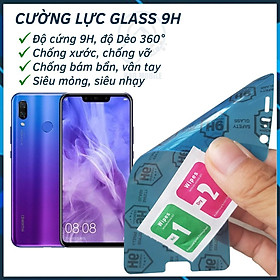 Dán cường lực dẻo nano mặt trước sau dành cho Huawei Nova 3