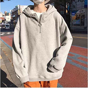 Áo hoddie dây kéo