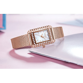 Đồng Hồ Nữ JS-046 Kính Sapphire Julius Hàn Quốc Dây Thép