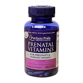 Thực phẩm chức năng bảo vệ sức khỏe Prenatal Vitamins (Vitamin cho bà bầu) 100 viên