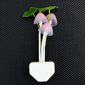 Mua Đèn Ngủ Cảm Biến Ánh Sáng Hình Khóm Nấm Đáng Yêu