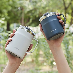 Ca Giữ Nhiệt/ Giữ Lạnh Lock&Lock Chất Liệu Thép Không Gỉ 475ml - Hàng Chính Hãng