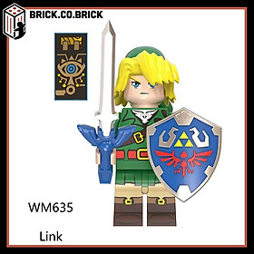 Lắp ráp Đồ chơi minifig Mô hình Nhân vật Link trong Game the Legend of Zelda WM6053