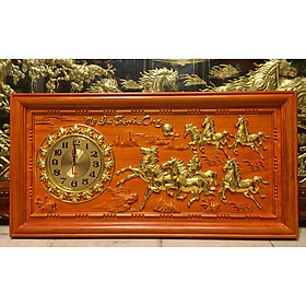 Mua Tranh gỗ hưỡng đỏ  Mã đáo thành công - 4109