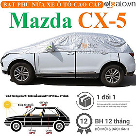 Bạt trùm phủ nửa nóc xe Mazda CX5 cải dù 3 lớp cao cấp BPNX - OTOALO