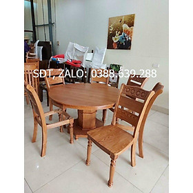 Mua Bộ bàn ăn gỗ sồi đẹp BAG-13
