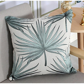 Mua GỐI TỰA LƯNG  SOFA VẢI LINEN THÊU NỔI   MẶT SAU VẢI NHUNG CAO CẤP SBK080