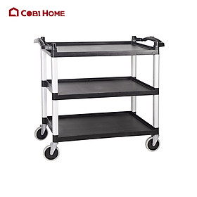 Mua Xe đẩy tay 3 tầng bằng nhựa HORECA JD mã JD-UC332