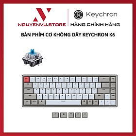 Mua Bàn Phím Cơ Không Dây Keychron K6 Không Led -Hàng Chính Hãng