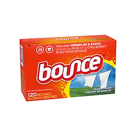 Bounce Giấy Xả Vải H. Outdoor Fresh 120 tờ