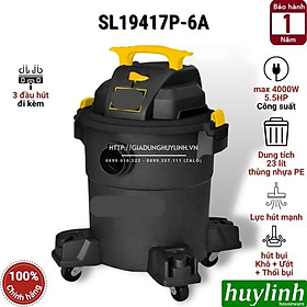 Mua Máy hút bụi 3 chức năng Stanley SL19417P-6A - 23 lít  5.5HP  - 4000W - Hút bụi khô ướt và thổi bụi - Thùng nhựa - Hàng chính hãng