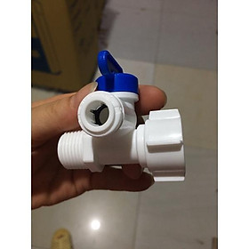 Khoá nước đầu nguồn ren 21 phi 10, máy lọc nước
