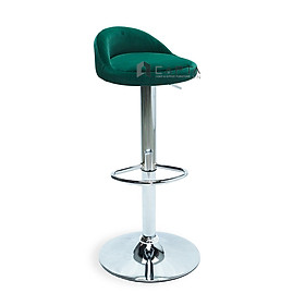 Mua Ghế ngồi quầy bar nệm vải nhung chân tăng giảm giá rẻ CB2258-F Nội thất Capta
