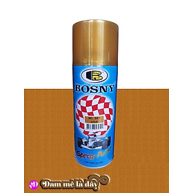 Mua Sơn xịt vàng Gold  Bạc kim loại có nhũ kim tuyết Bosny - Thái Lan