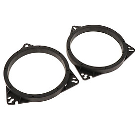 2Pack 6.5inch Car Auto Horn Speaker Adaptor Spacer Rings Mount Plate for Audio