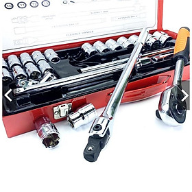 Mua Bộ Khẩu tuýp 24 chi tiết 1/2 10- 32-Thép CR-V cao cấp dụng cụ sửa chữa xe máy ô tô chuyên dụng