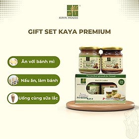 Bộ 2 hũ mứt Kaya Singapore Thượng hạng - Kaya House - Ăn kèm với Sandwich, làm nguyên liệu nấu ăn