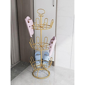 Mua Giá để giày dép đa năng chất liệu thép cacbon phun sơn tĩnh điện Giá phơi đồ xoay 360 độ tiện ích