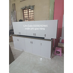 Mua Bộ tủ bếp mini nhựa đài Loan ốp mặt gạch sẵn bồn rửa