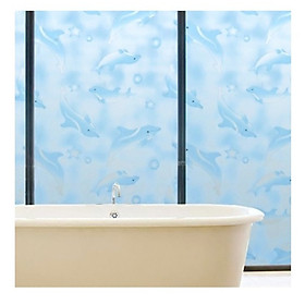 Mua Combo 5m Decal Giấy Dán Kính CÁ HEO Khổ 45cm Có Sẵn Keo Tiện Lợi