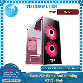 Mua Vỏ máy tính Case VSP V212 Mica trong suốt (Mini-ATX/M-ATX/ITX) Không FAN - Hàng chính hãng TECH VISION phân phối