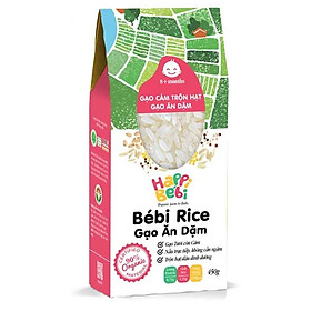 Gạo cám trộn hạt hữu cơ cho bé từ 8 tháng Bebi Rice 400g