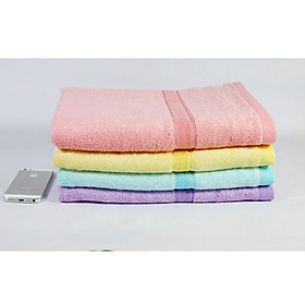 Combo 3 khăn tắm sợi tre 70X140 cm - 480Gr dùng trong gia đình Cao Cấp (Giao màu ngẫu nhiên)