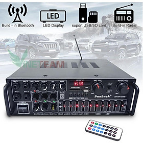 Ampli VINETTEAM Sunbuck 326Bt Có Bluetooth Dùng Nguồn Điện 220V 12V